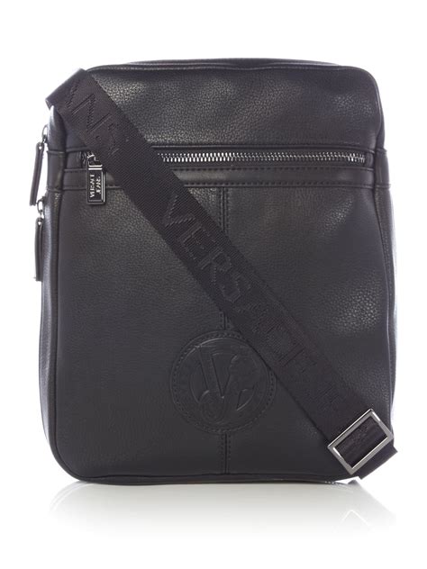 briefcasea for men versace|Versace side bag men's.